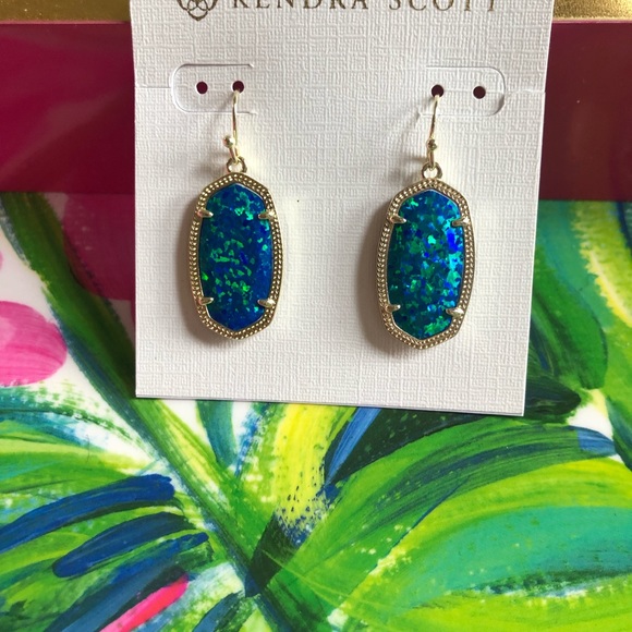 Kendra Scott Jewelry - Royal Blue Kyocera Opal Dani Earrings